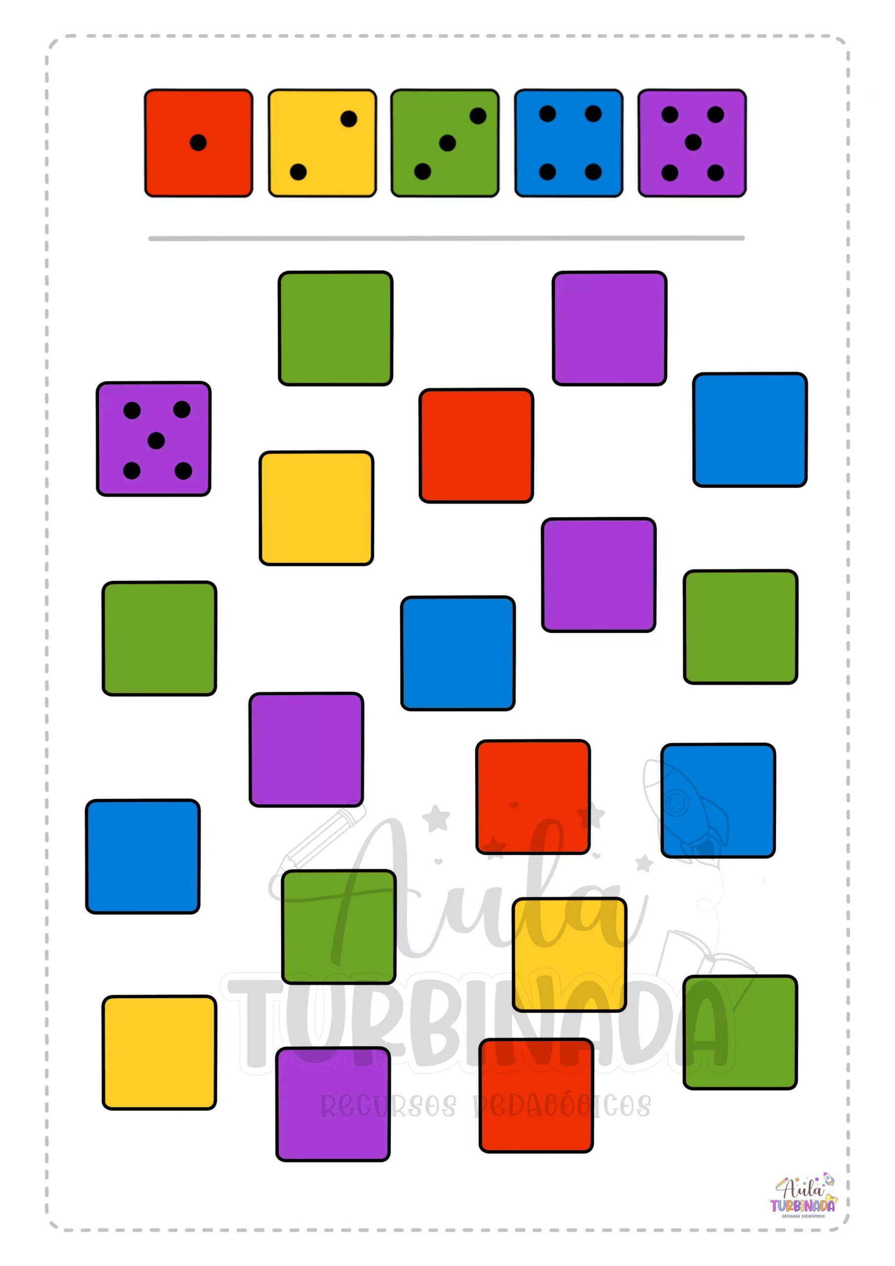 Dado Matemático - Raciocínio Lógico - Imagem 5