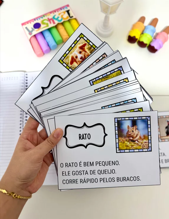 Fichas de Leitura Sobre Animais