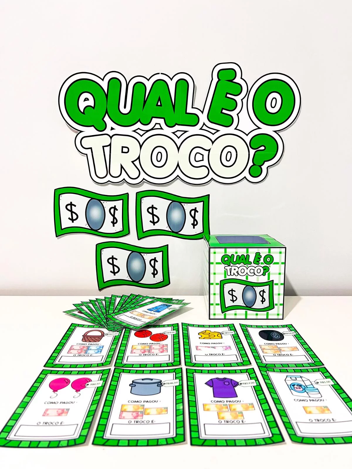 Qual é o Troco? – Jogo Matemático Interativo