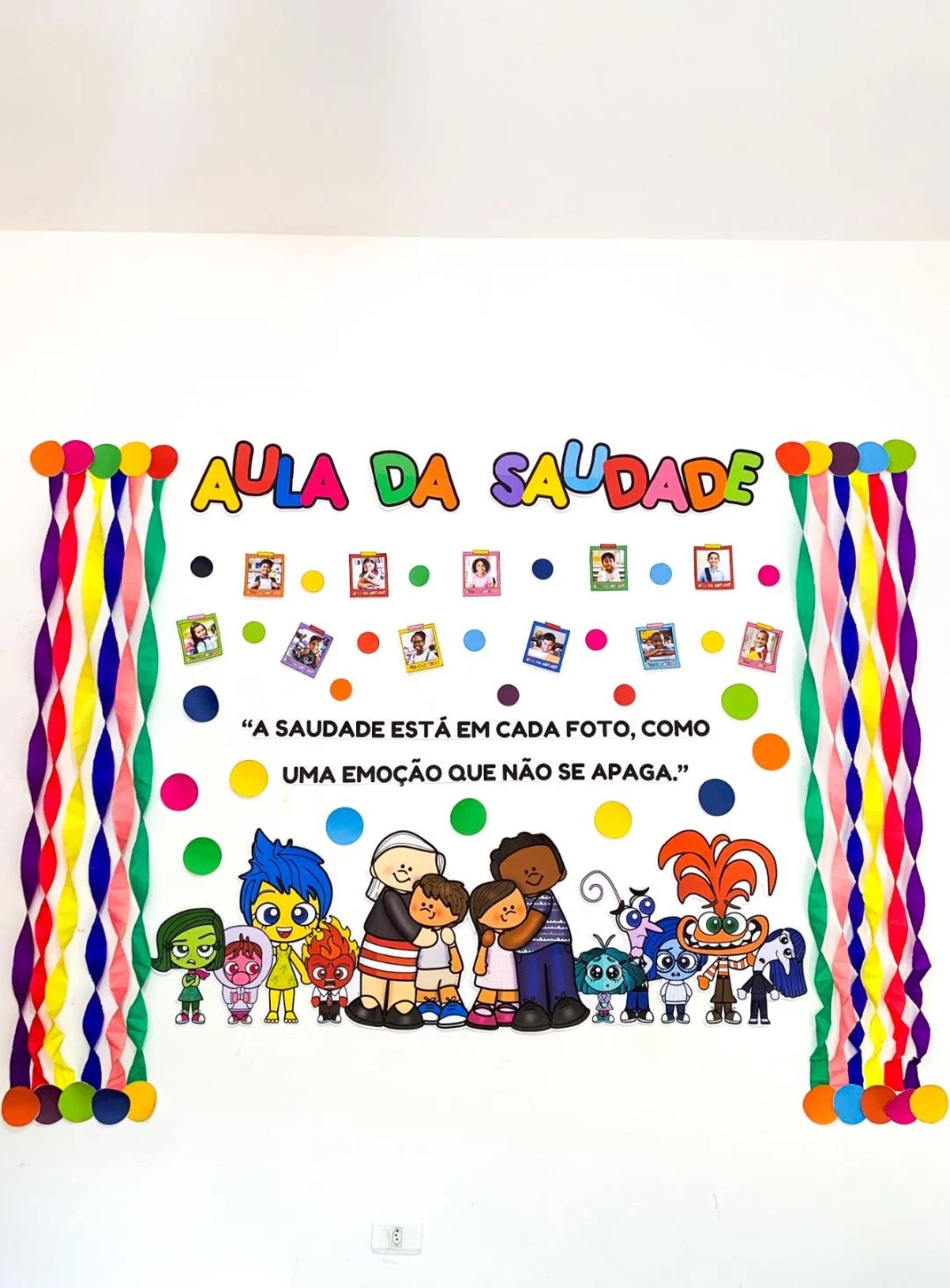 Painel Aula da Saudade – Tema Divertidamente - Imagem 2