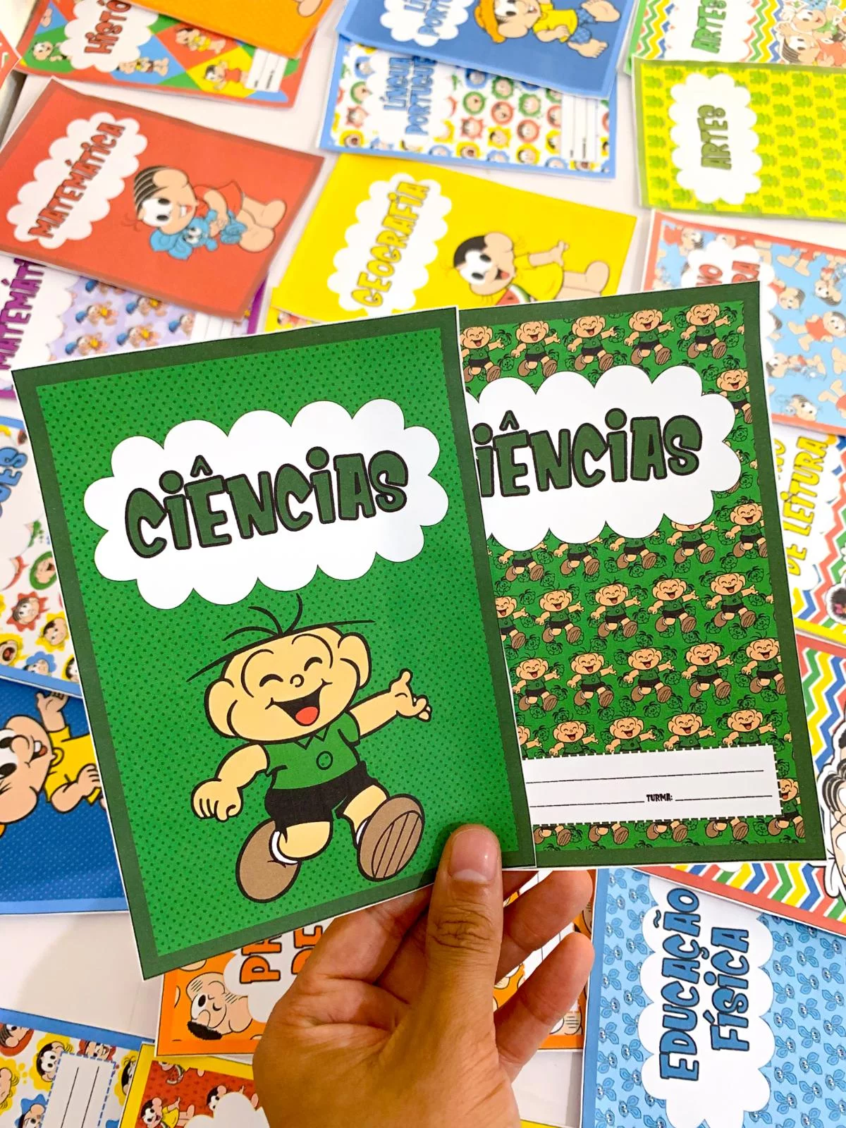 Capas de Caderno – Tema Turma da Mônica - Imagem 12