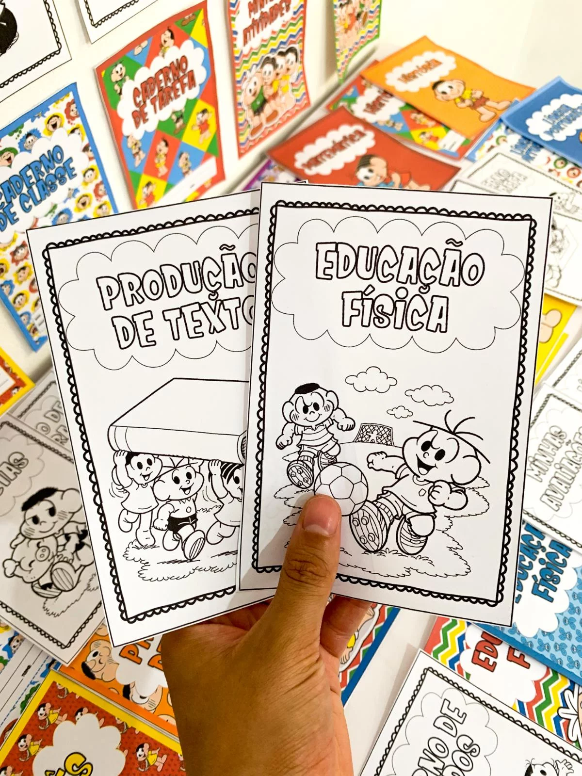 Capas de Caderno – Tema Turma da Mônica - Imagem 2