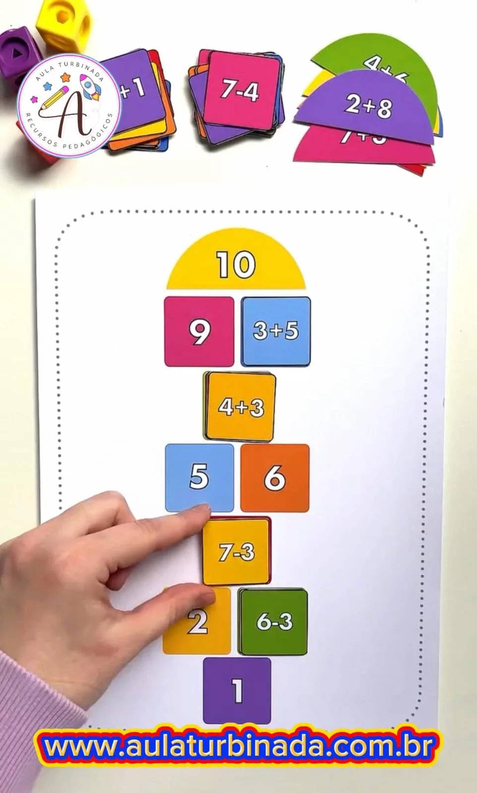 Amarelinha matemática - Imagem 4