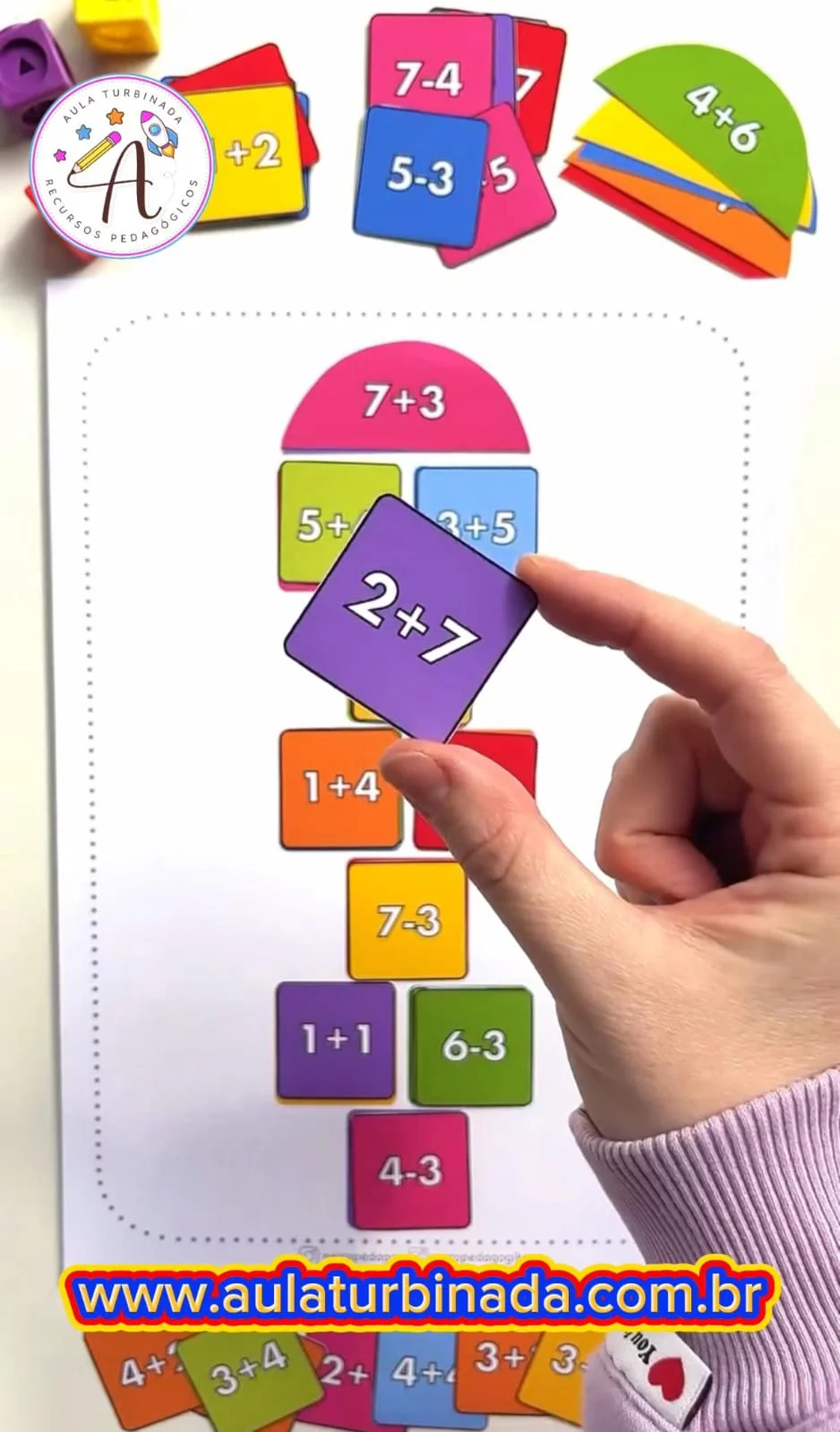 Amarelinha matemática