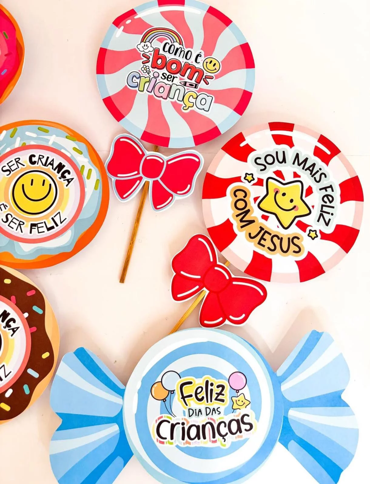 Lembrancinhas- Porta Guloseimas dia das crianças - Imagem 4