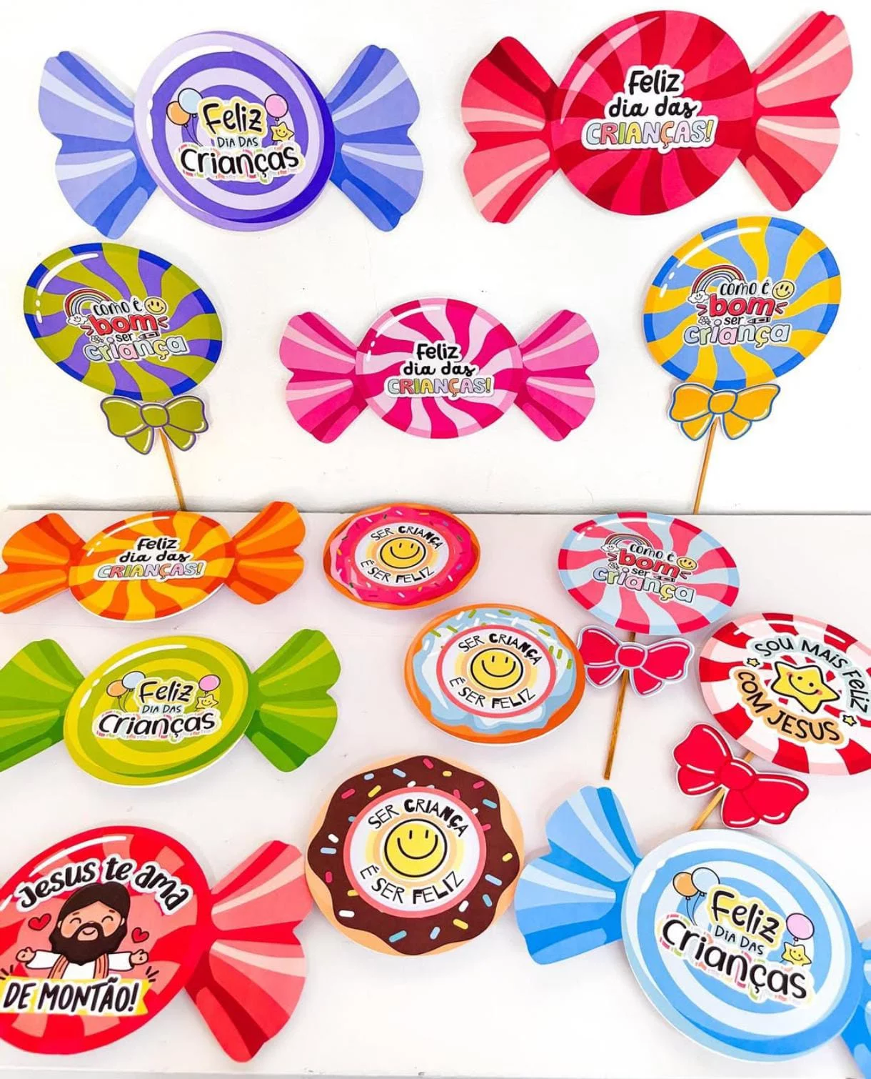 Lembrancinhas- Porta Guloseimas dia das crianças - Imagem 7