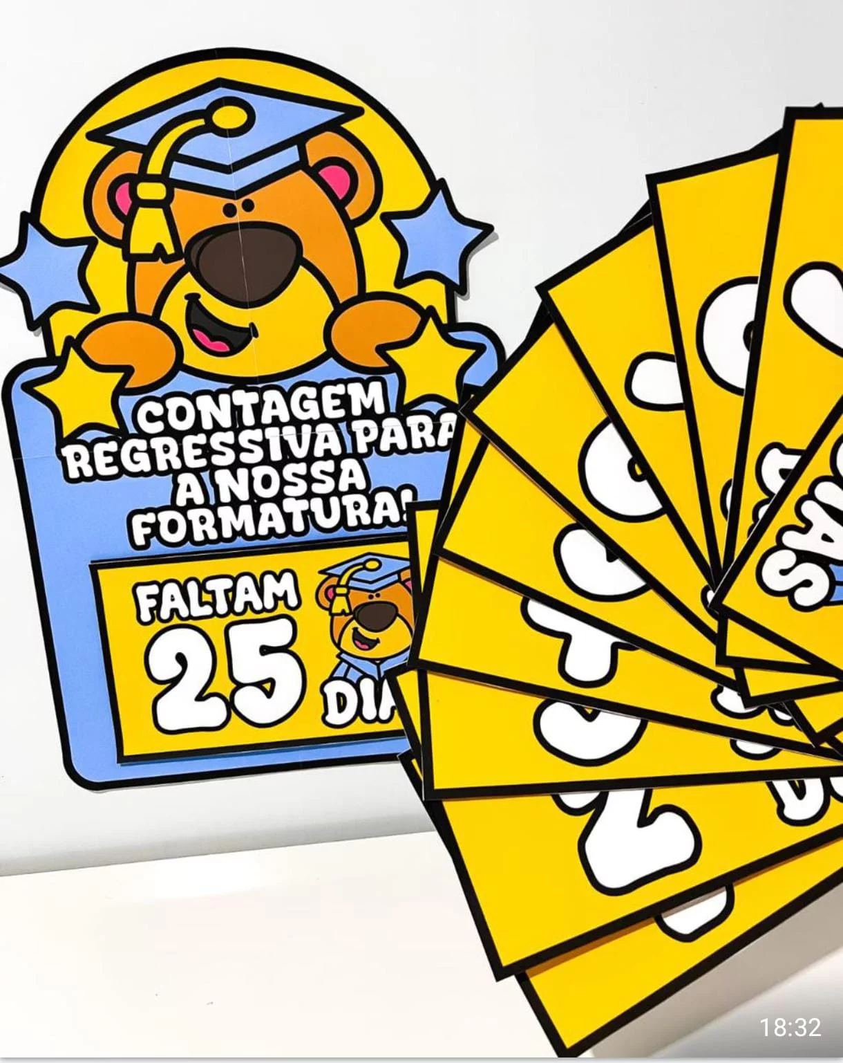 Cartaz Contagem Regressiva para a Formatura - Imagem 4