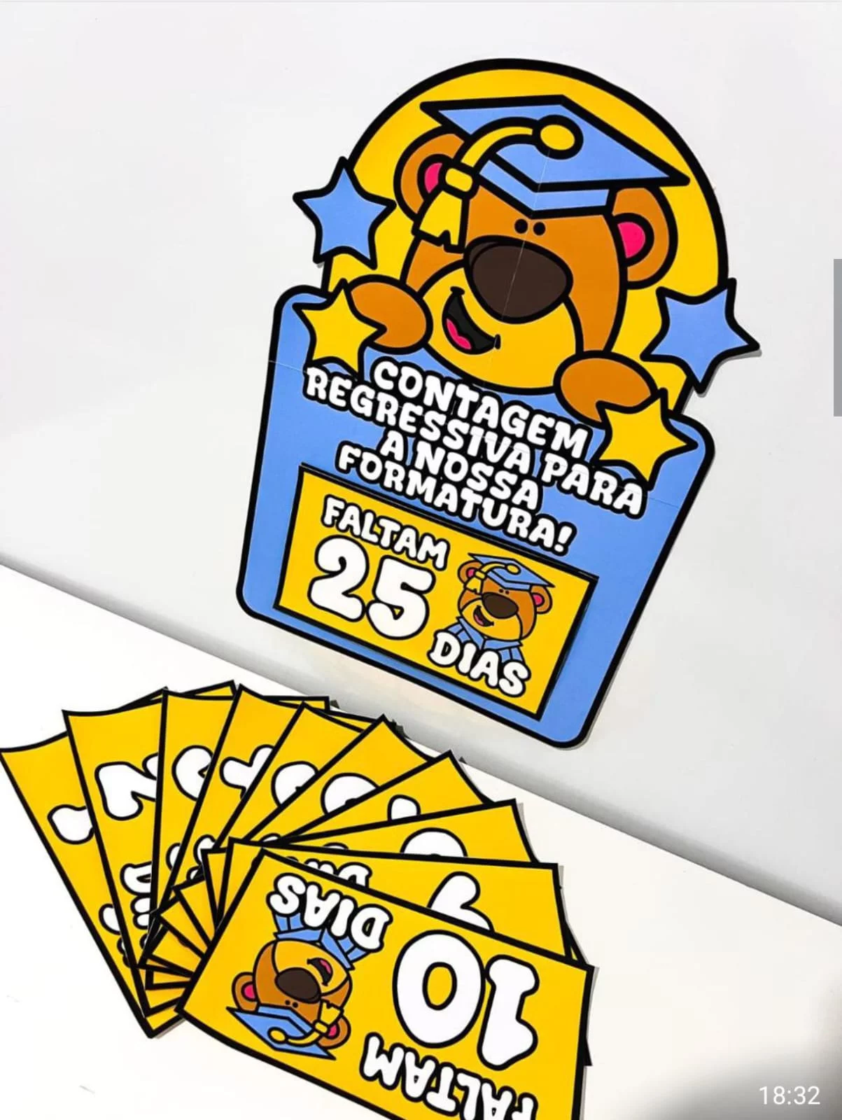 Cartaz Contagem Regressiva para a Formatura - Imagem 5