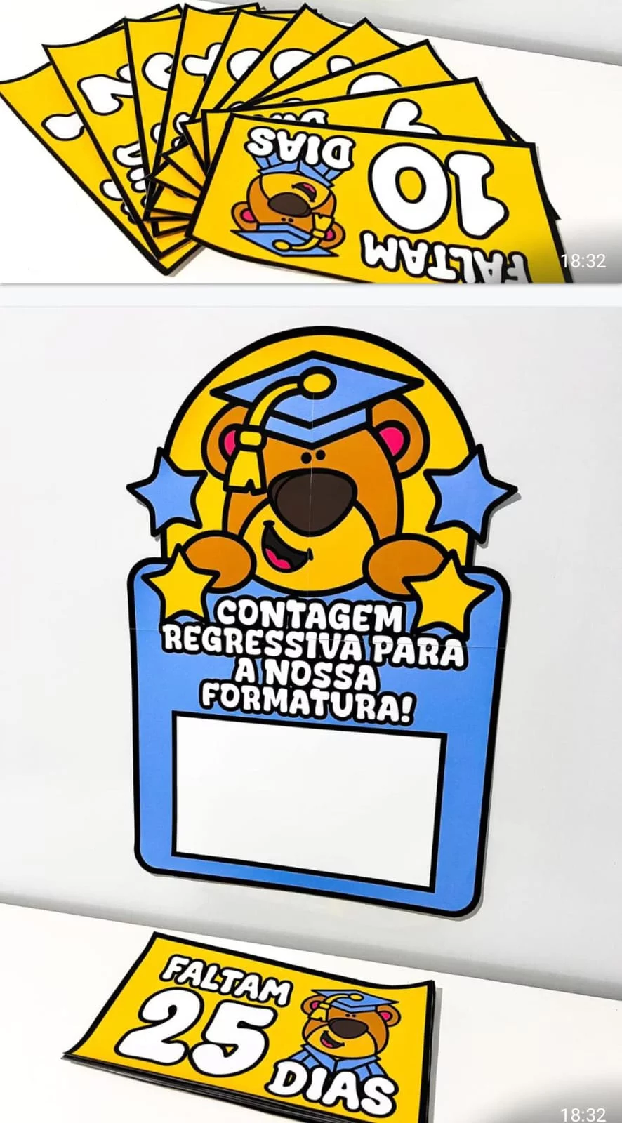 Cartaz Contagem Regressiva para a Formatura - Imagem 6